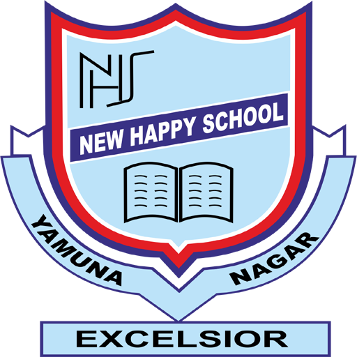 New Happy School Bilaspur logo